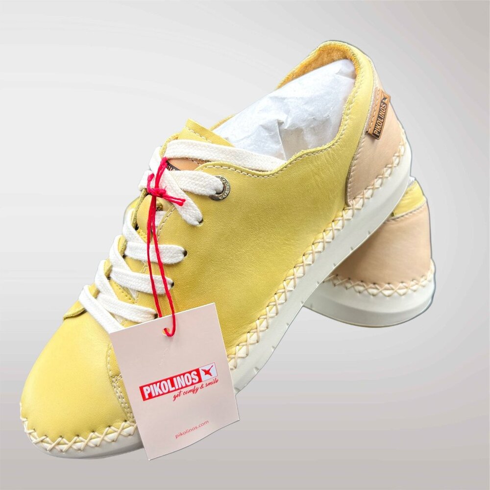 Pikolinos Low Top Sneakers Mesina Sol Leather Lace Up Shoes Mesina W6B SOLD OUT